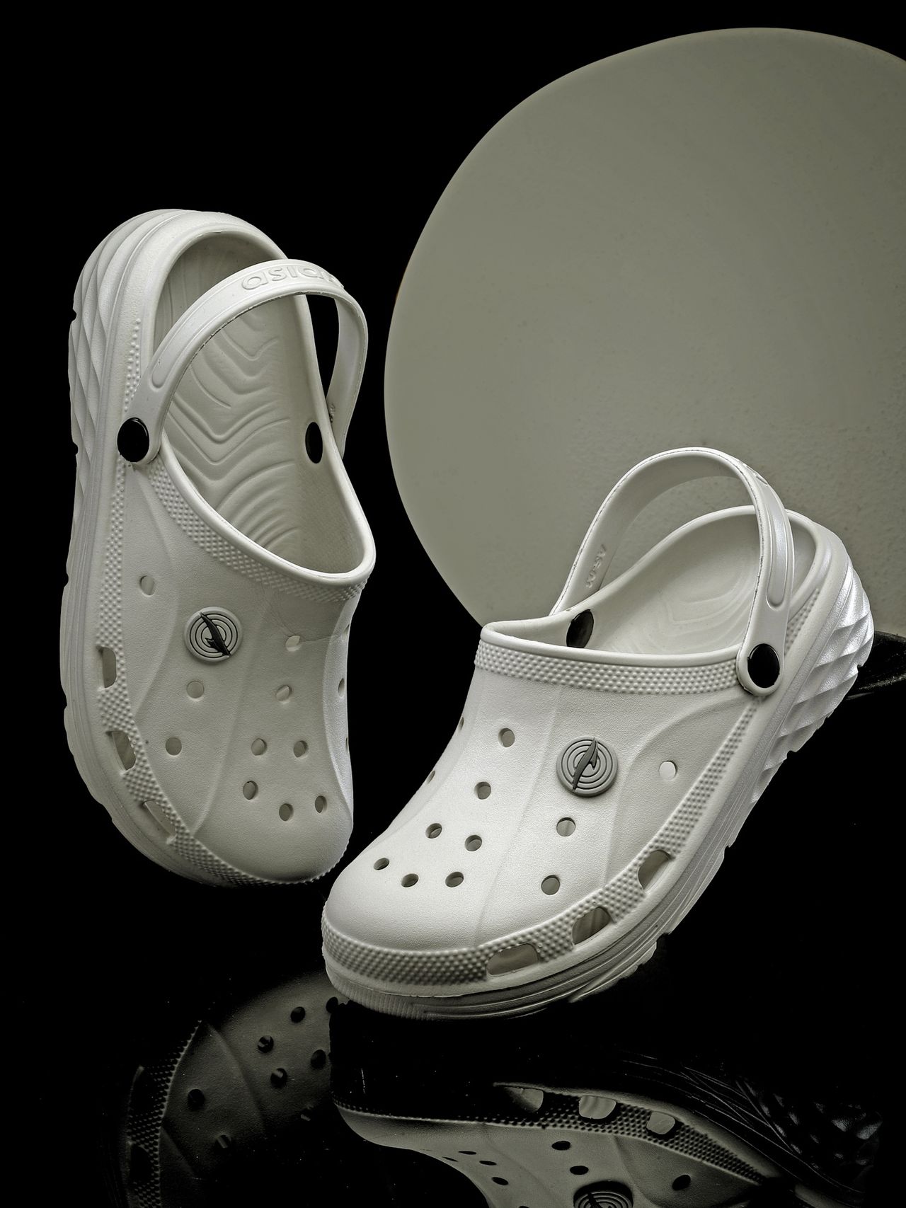 Asian Agc-14 Men Clogs Light Grey (Size-10)