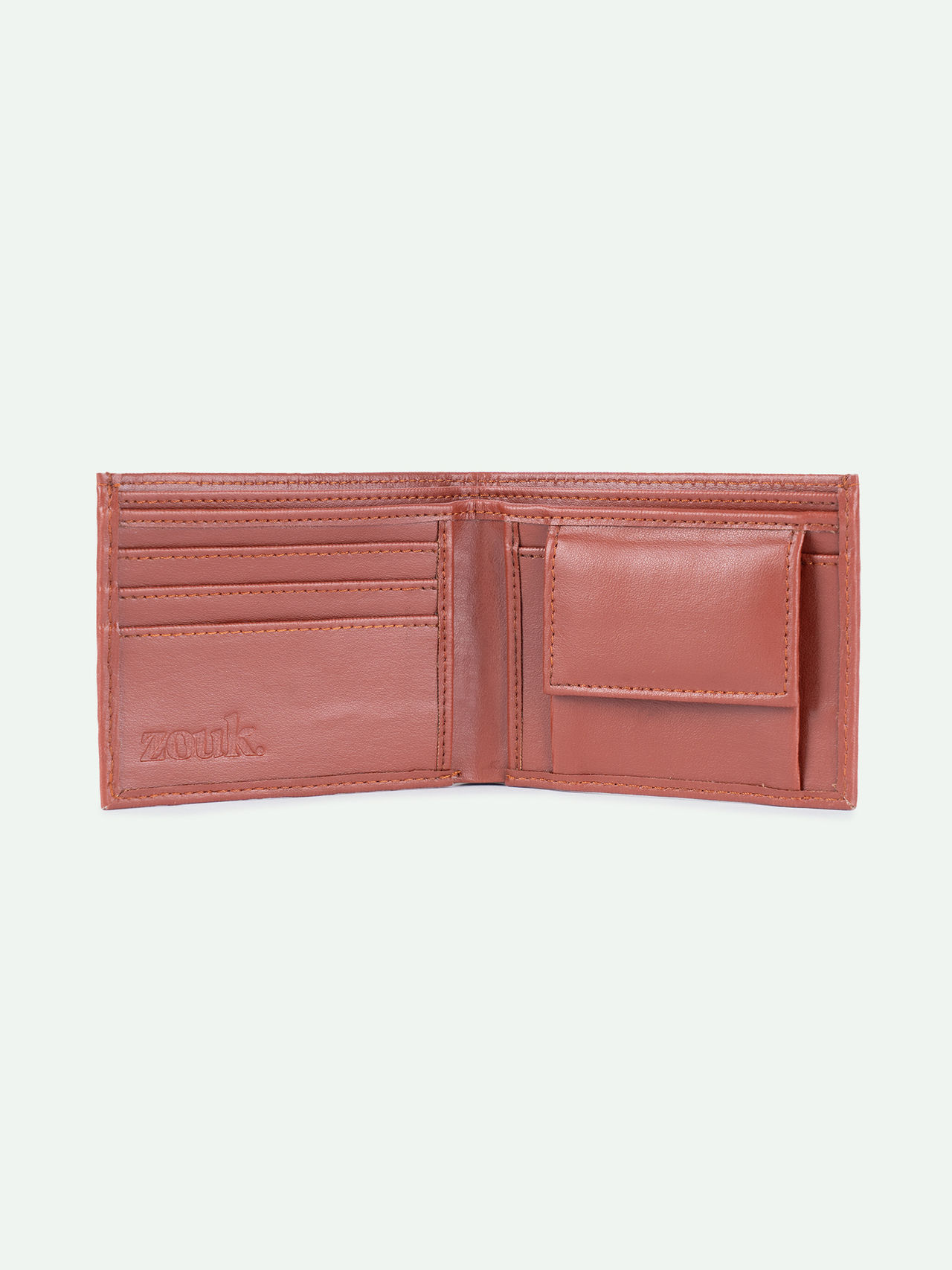 ZOUK Men's Classic Sleek Wallet | Charcoal Abyss