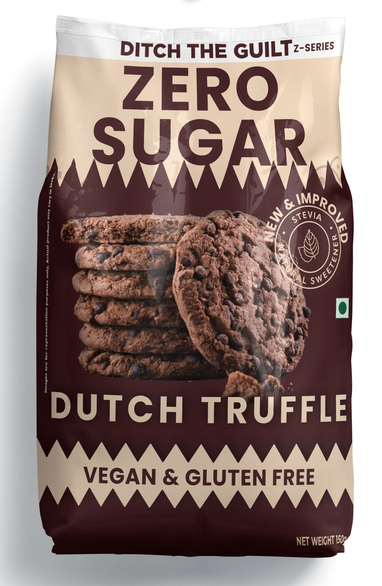 Ditch The Guilt Dutch Truffle Cookies - Zero Sugar Vegan Cookies
