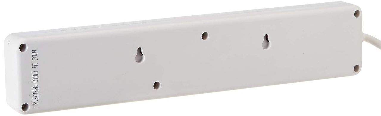 Panasonic 6 Amp Extension Board With 4 Way Universal Socket, 4 Switch & 4 Mtr Wire, 22569