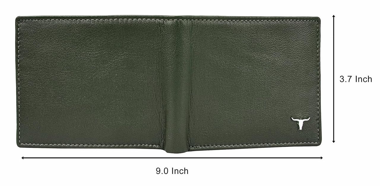 Urban Forest Men's George Leather Wallet | Green