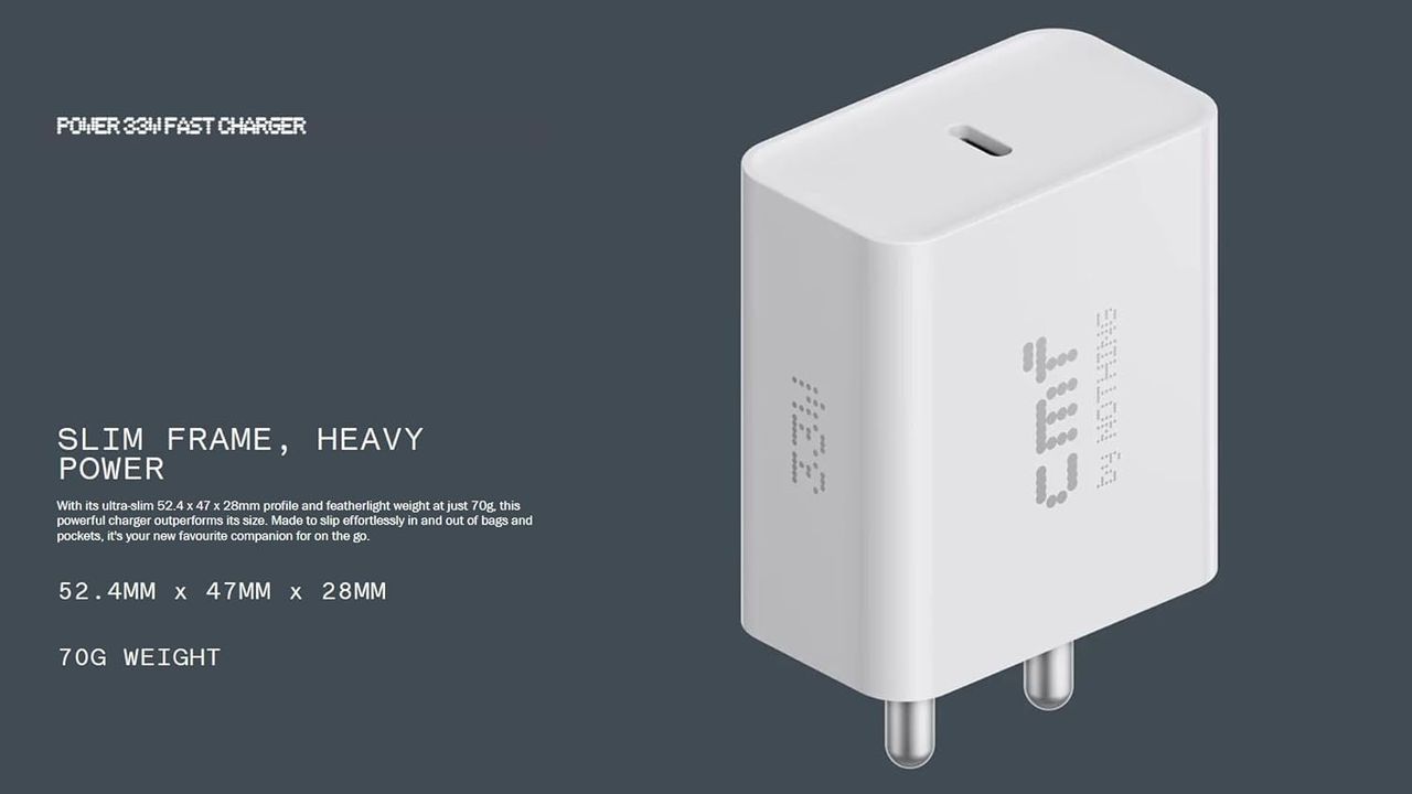 Ailkin CMF 33W Charger by Nothing, USB C Adapter for CMF Phone 1/Nothing Phone 2a/Phone 2a Plus/Phone 2/Phone 1/Tablet/Samsung M05/M35/M15/F15/M14, 33watt Fast Charge Adaptor for Other Type C Devices