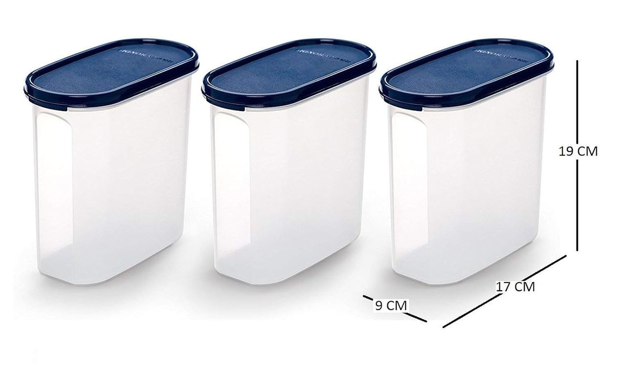 SignoraWare Modular Container Oval No.3 Set/ 3 712S3Modblue