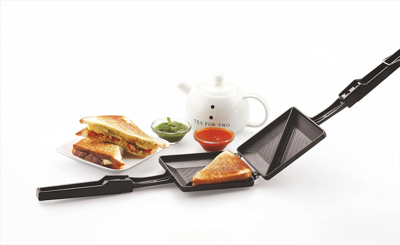 Tosaa - Tstduet Duet 2-Cut Gas Sandwich Toaster Standard - Color May Vary