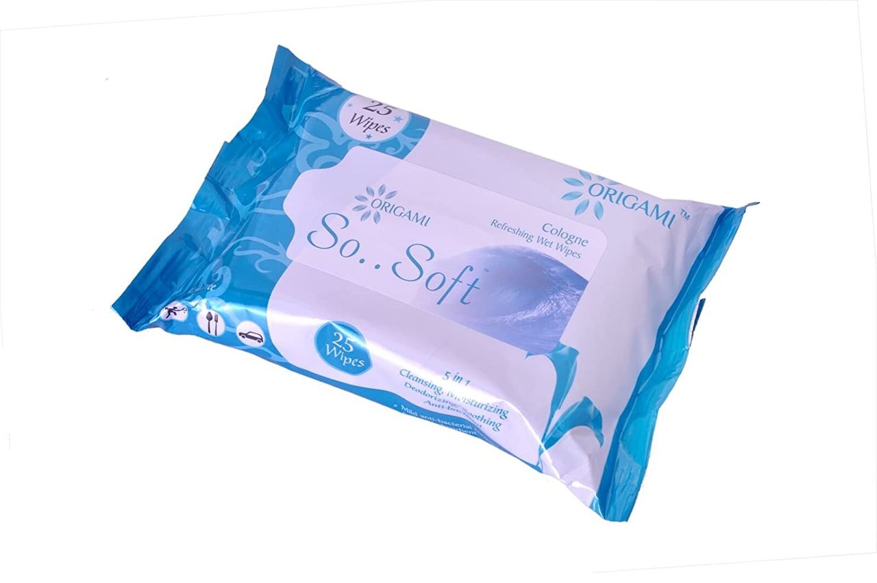 Origami So Soft Wet Wipes - Cologne 25 Pulls
