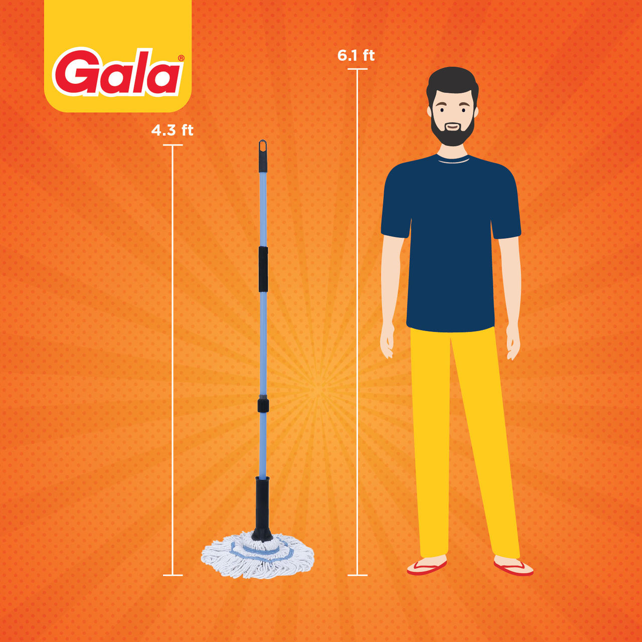 Gala Cotton Twist Mop Modular