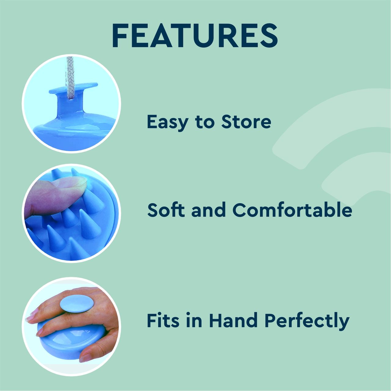 GUBB Scalp Massager - Blue