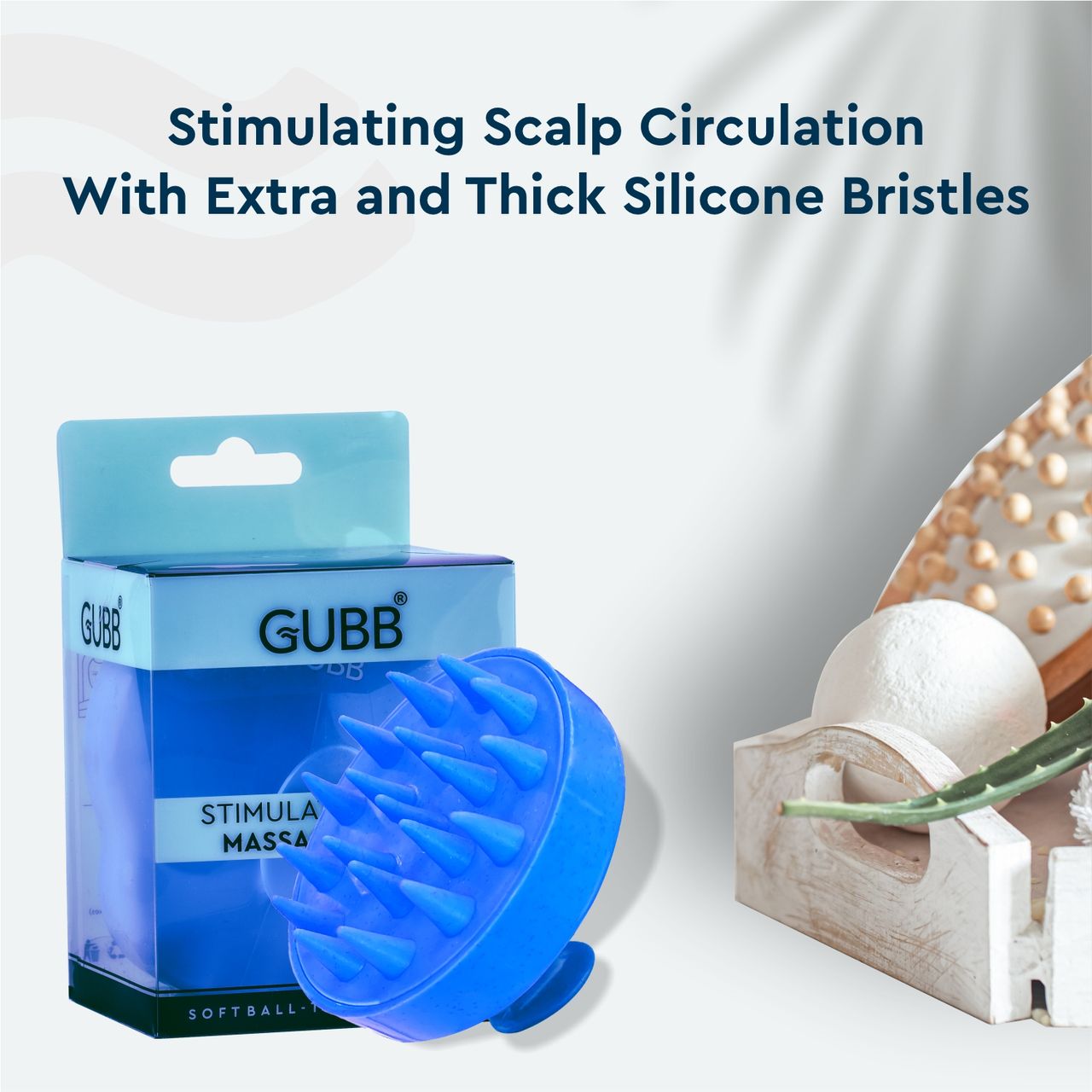 GUBB Scalp Massager - Blue