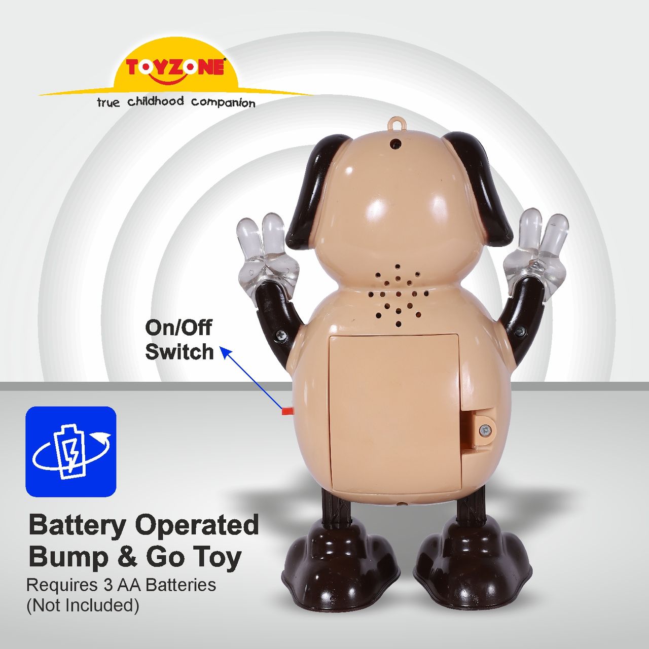 Toyzone Dancing Dog Bump and Go