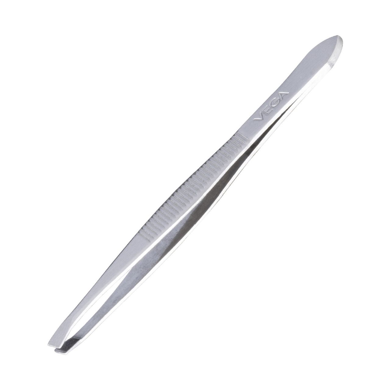 VEGA Tweezer - Square Tip, Silver, (TW-01)