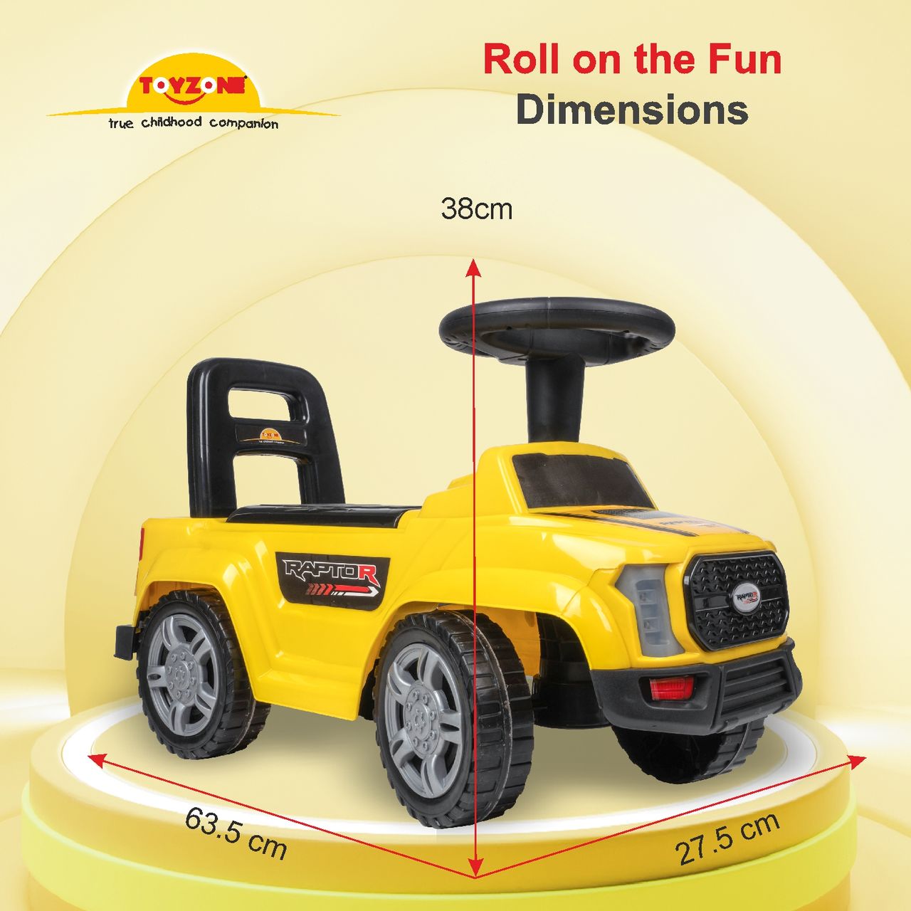 Toyzone Raptor Yellow