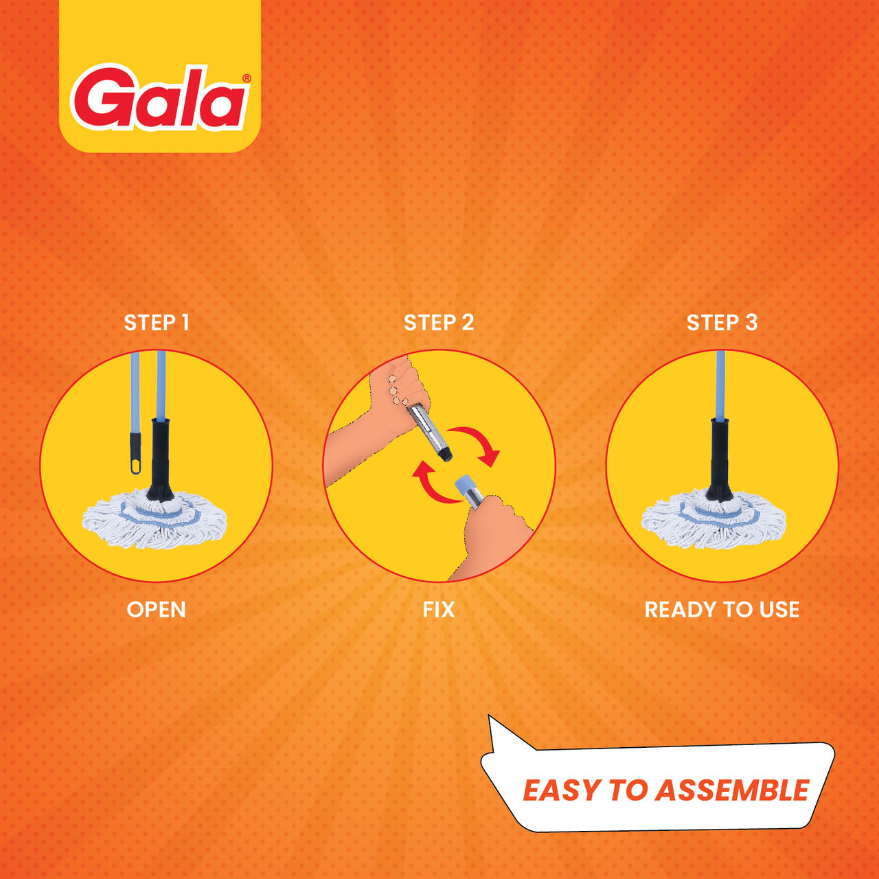 Gala Cotton Twist Mop Modular