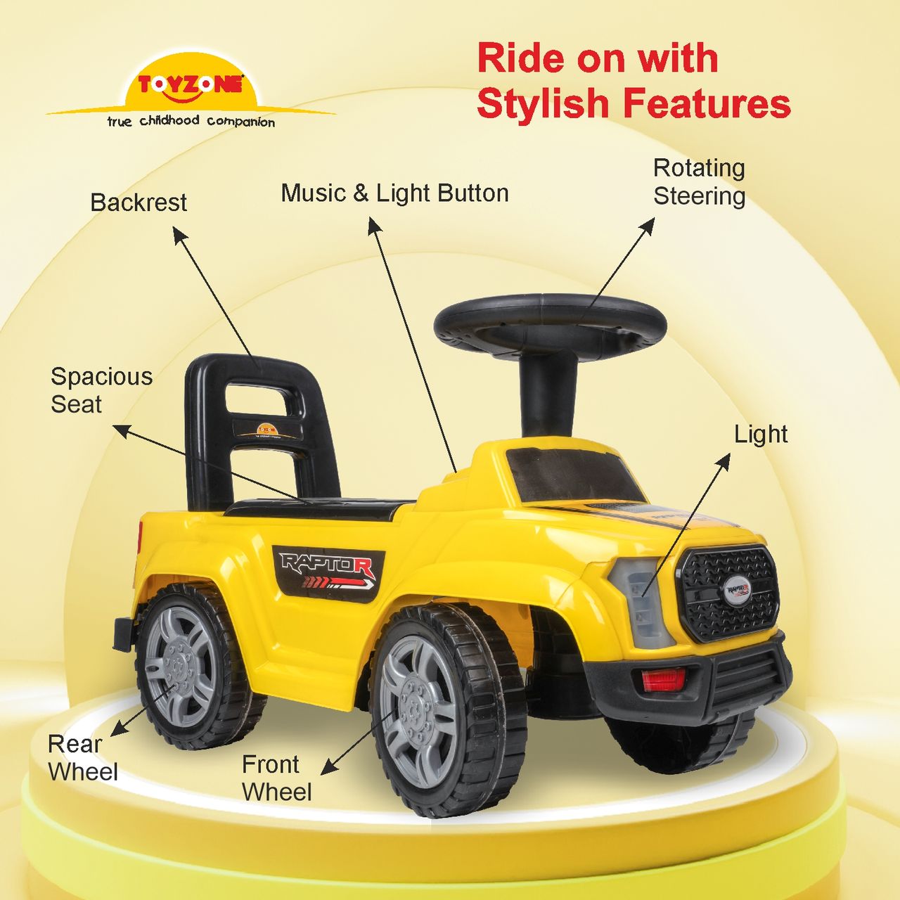 Toyzone Raptor Yellow