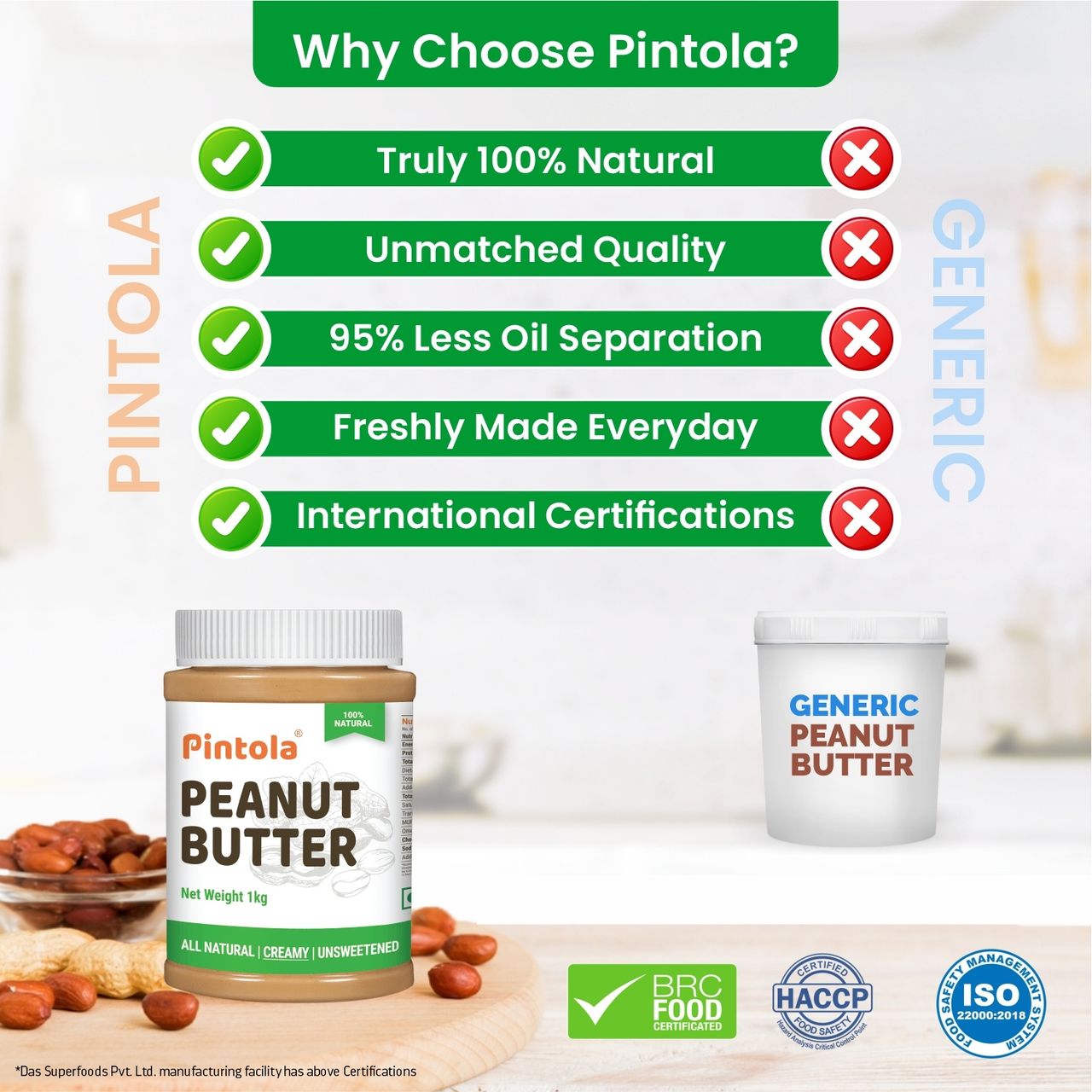 Pintola All Natural Peanut Butter Creamy