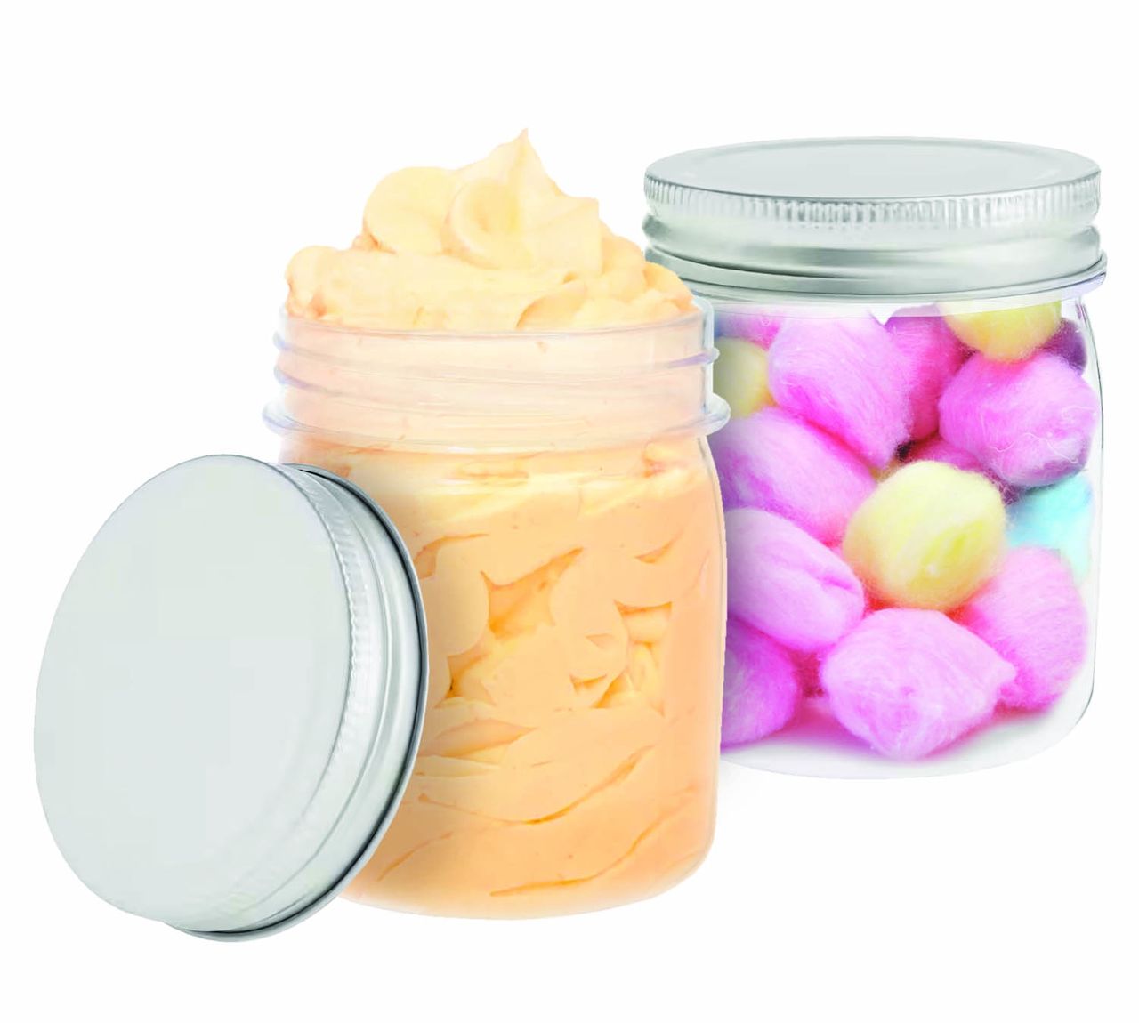 All Time Crystal Storage Jar Set Of 6 (230 Ml X 6 ), Transparent