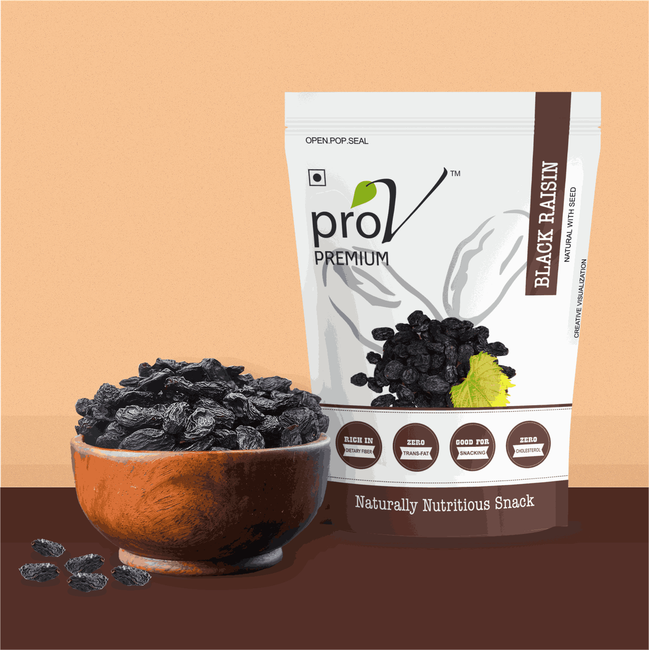Prov Premium-Black Raisins (With Seed)
