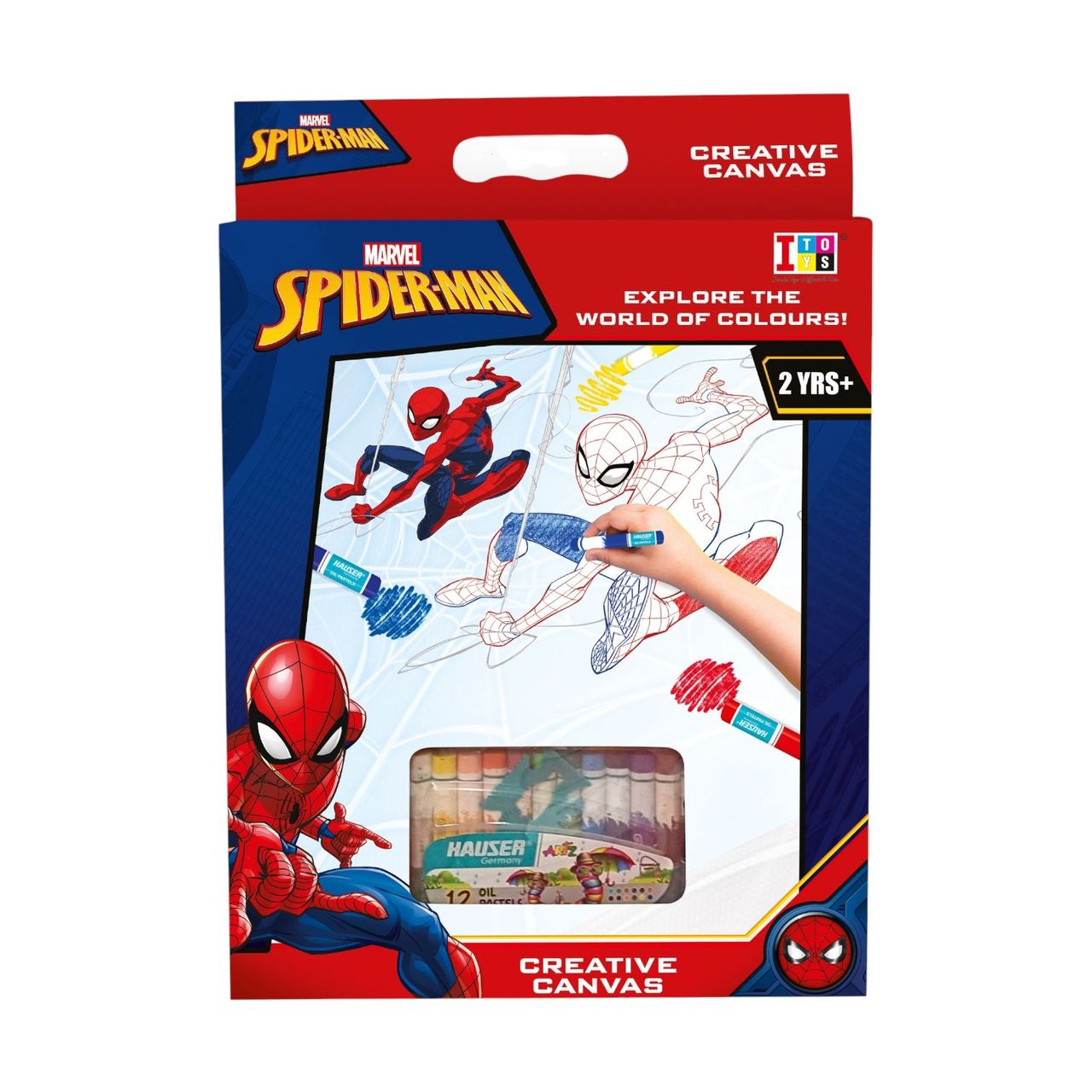 Itoys Colouring Frame-spiderman (Colour May Vary)