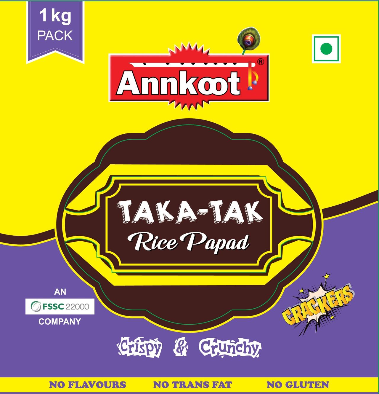 Annkoot Taka Tak Rice Papad