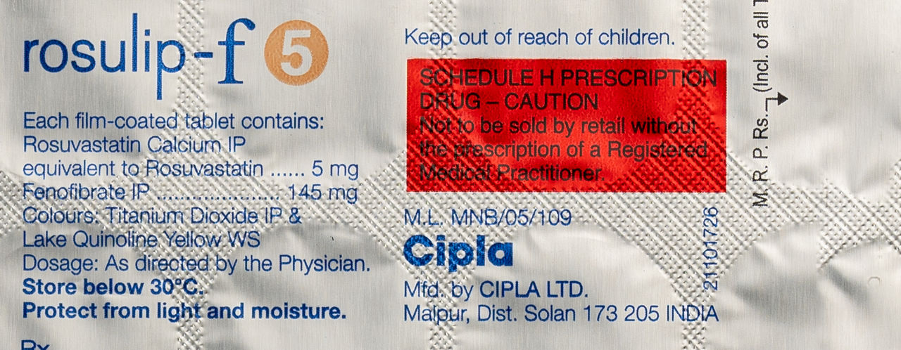 Rosulip F 5 Tablets