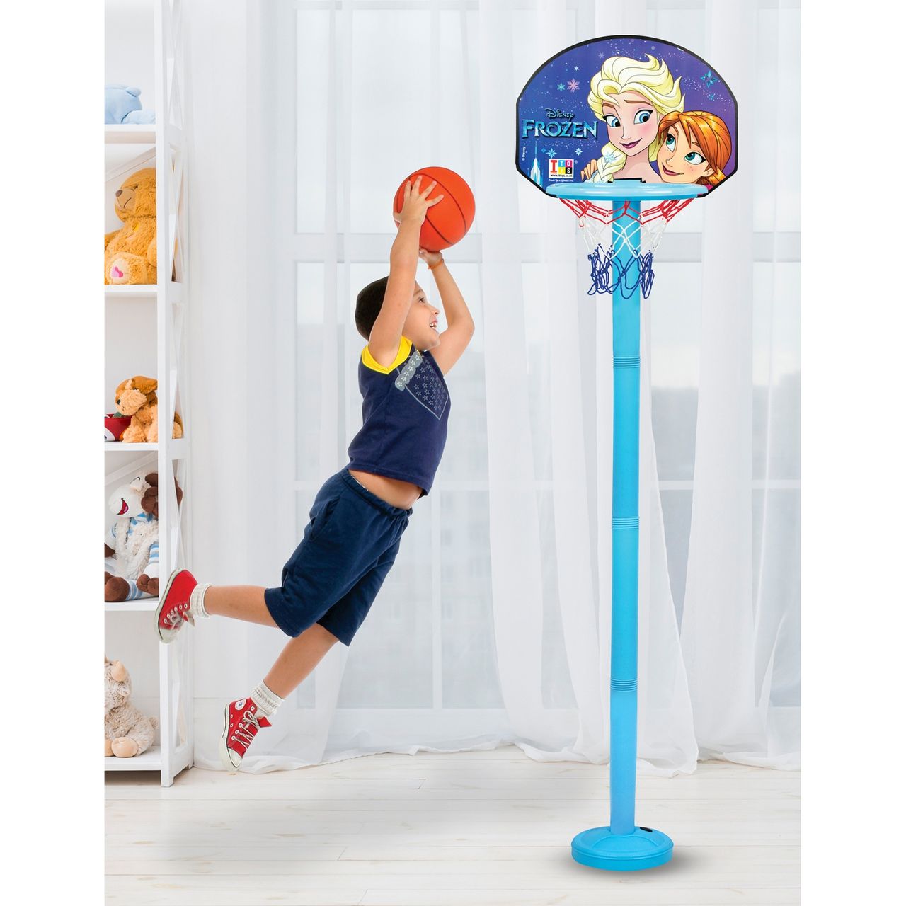 Itoys Shooting Champ Basketball Set-frozen (Colour May Vary)