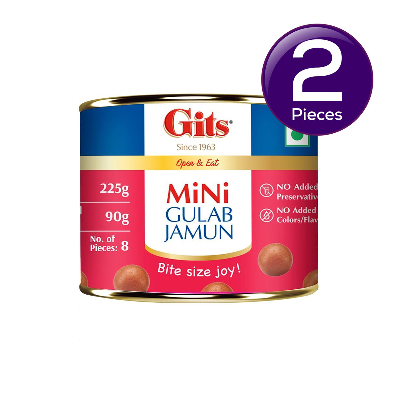 Mini Gulab Jamun Tin 225 g Combo
