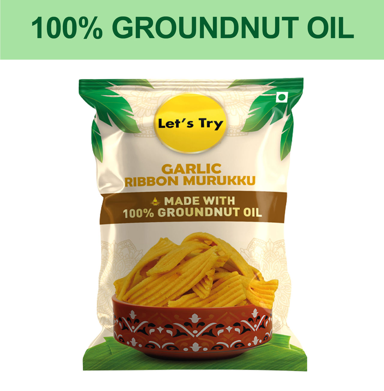 Let's Try Garlic Ribbon Murukku 180 g Combo