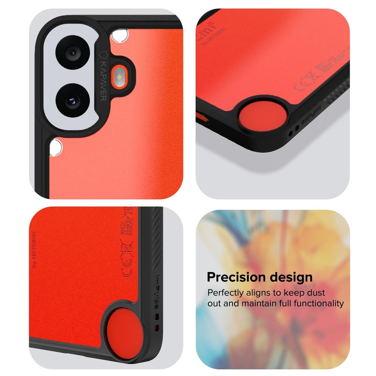 Kapaver Cmf Phone 1 by Nothing Back Cover Case | Impulse - Black