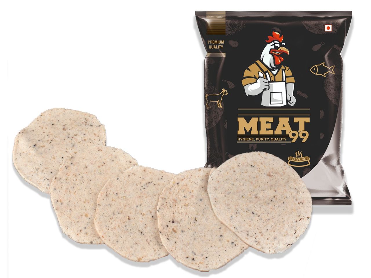 Meat 99 Fresh Chilled Chicken Salami Plain