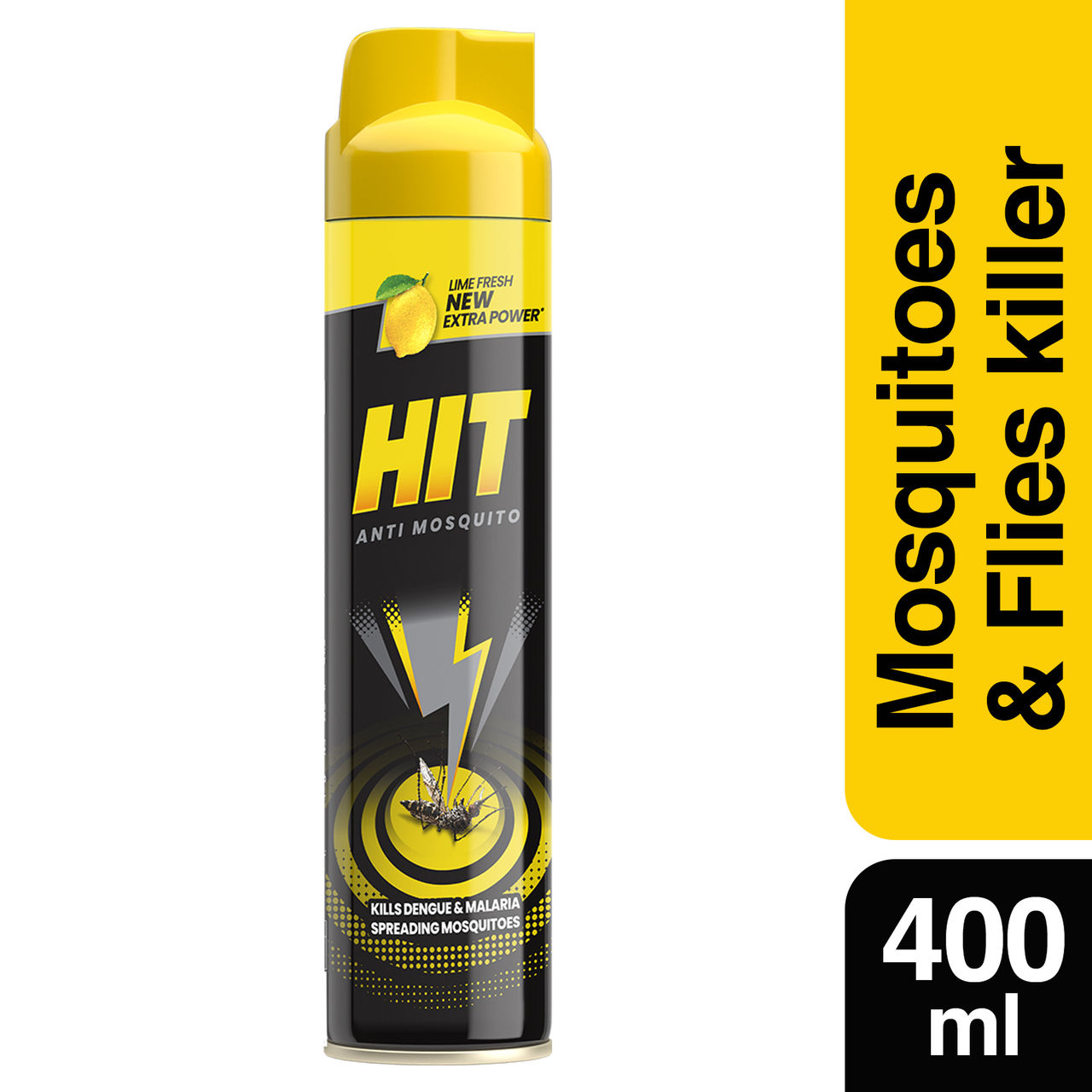 HIT Flying Insect Killer - Mosquito & Fly Killer Spray - Lime Fragrance 400 ml Combo