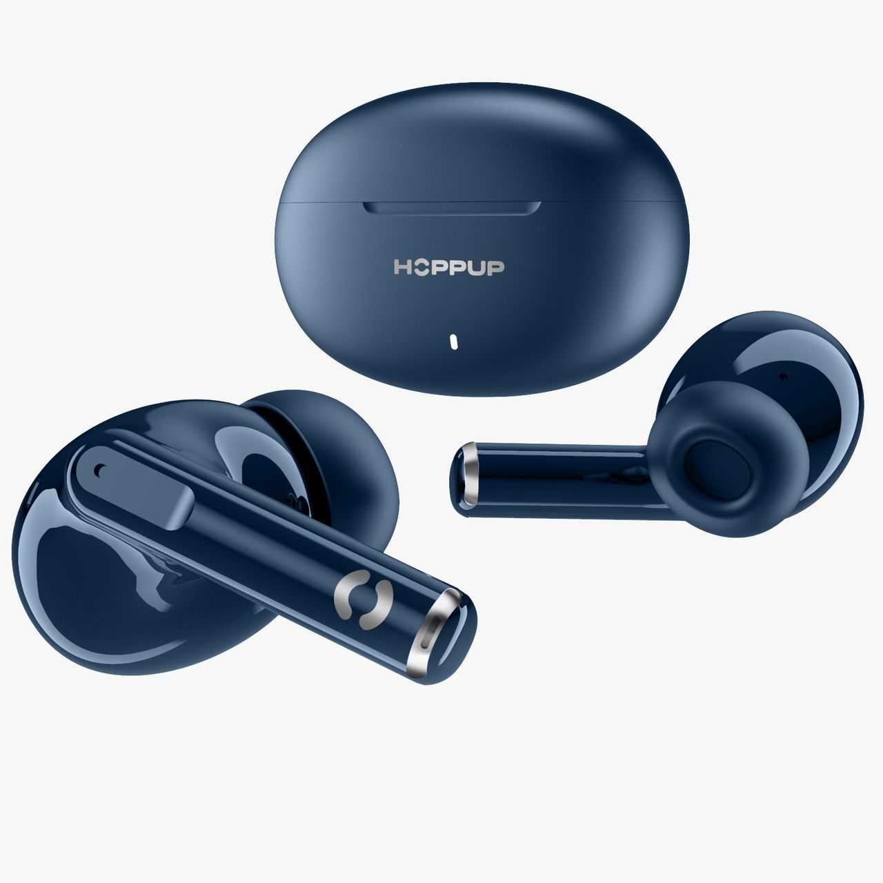 Airdoze S40 Earbuds With 13Mm Drivers, 40H Playtime,Enc & Type-C Bluetooth Gaming Headset(Blue)