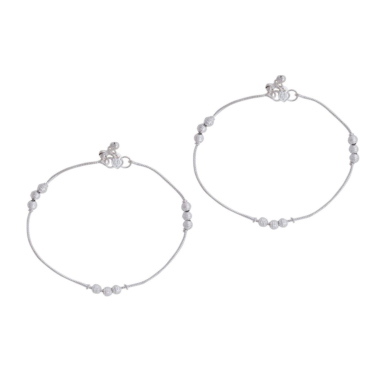 Teejh Teejh Preet Pearl Anklets