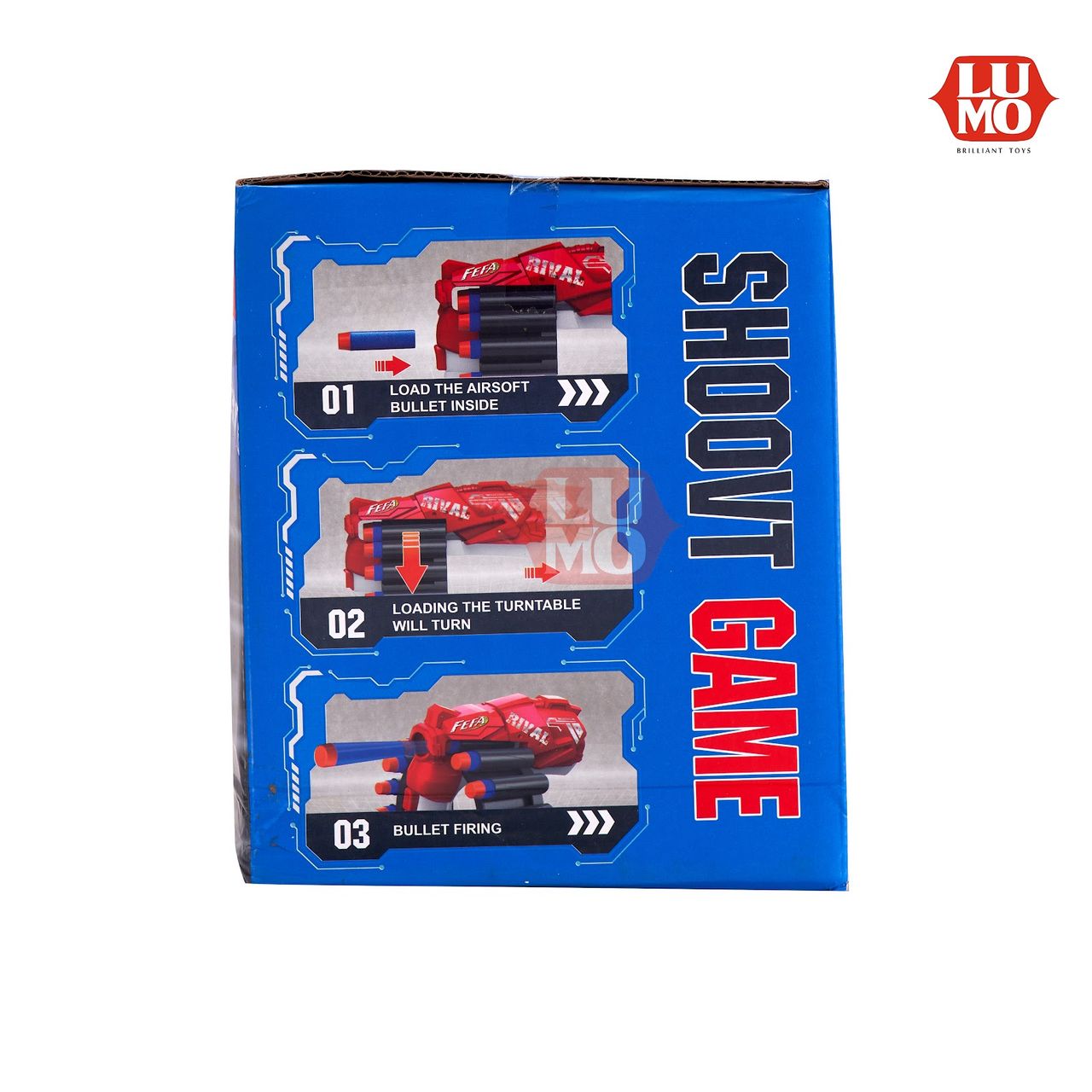 Lumo Super Shoot Manual Soft Bullet Gun - Assorted