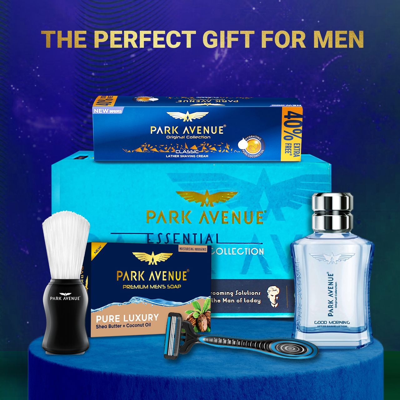 Park Avenue Essential Grooming Collection 7 In 1 Combo Grooming Kit For Men