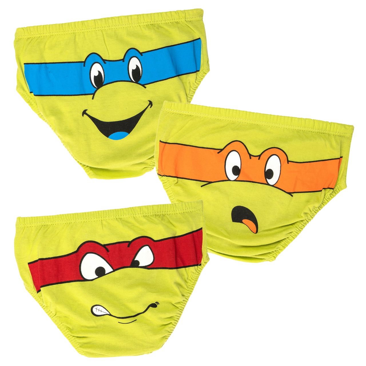 PlanB Time To Turtle 3-Pack Boy Underwear Lime - 4-6 Yrs Briefs