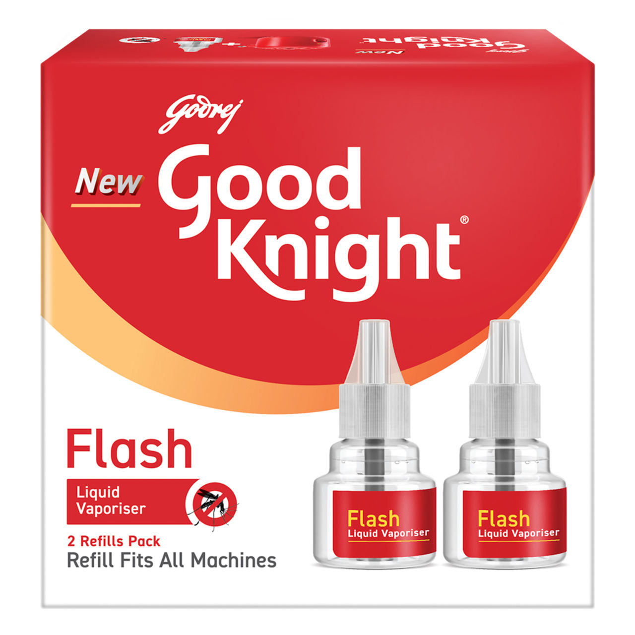 Good Knight Gold Flash Mosquito Repellent Refill + Machine(45ml) & Good Knight Gold Flash 2 Refills Pack(90ml) Combo