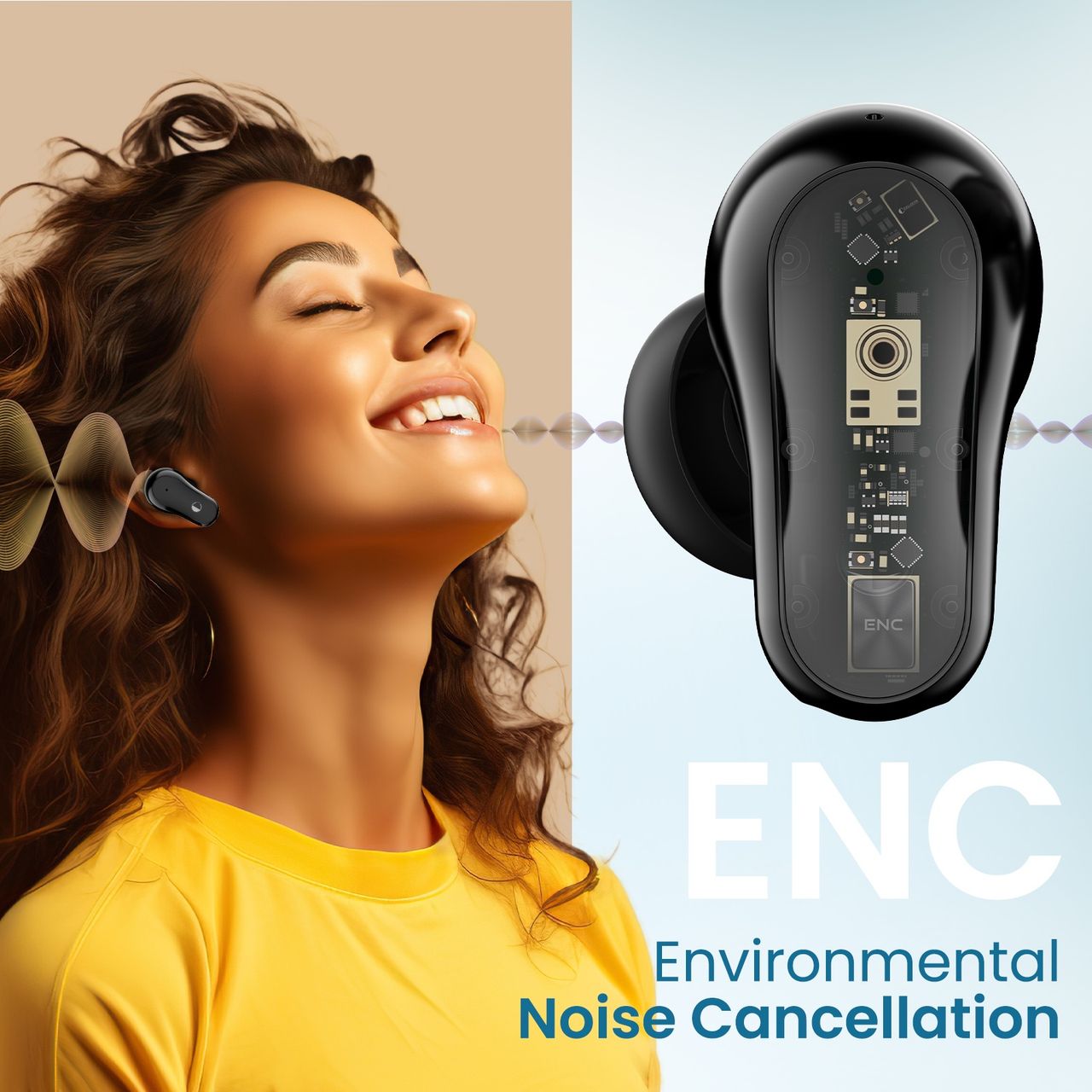 Cellecor Bropods C109 Tws With 60 Hrs Playtime Enc 50ms Low Latency Fast Charging - Type-c - Grey