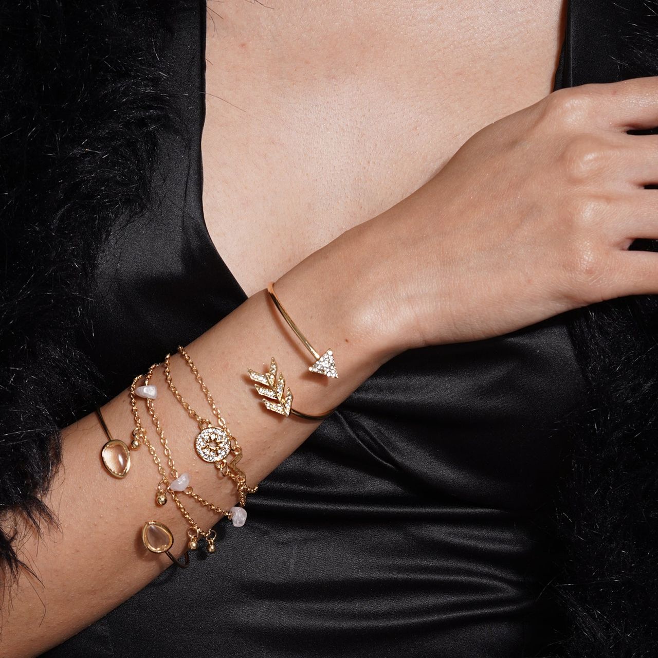 Joker & Witch Arrow Head Bracelet Set