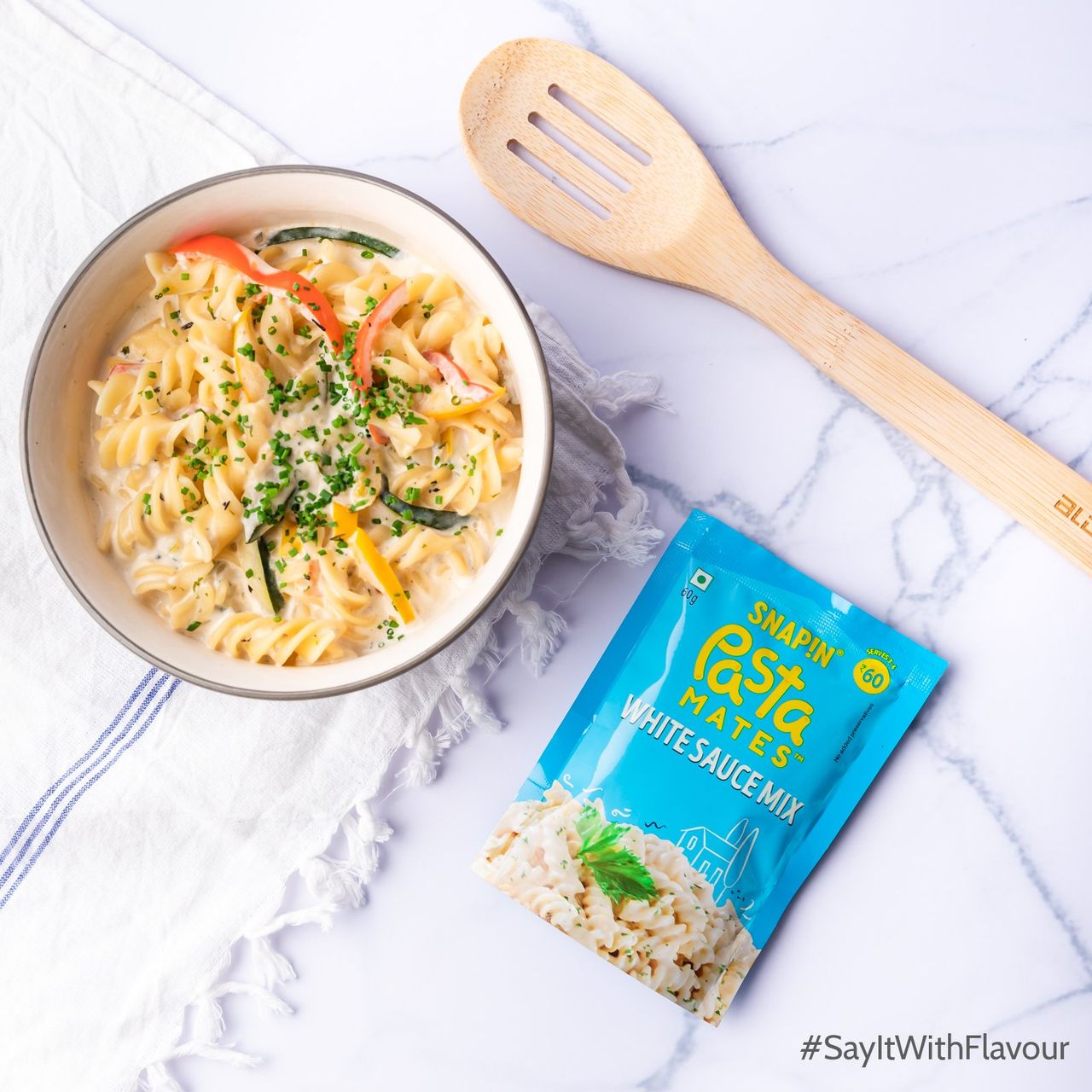 Snapin Pasta Mates White Sauce Mix 60 g Combo