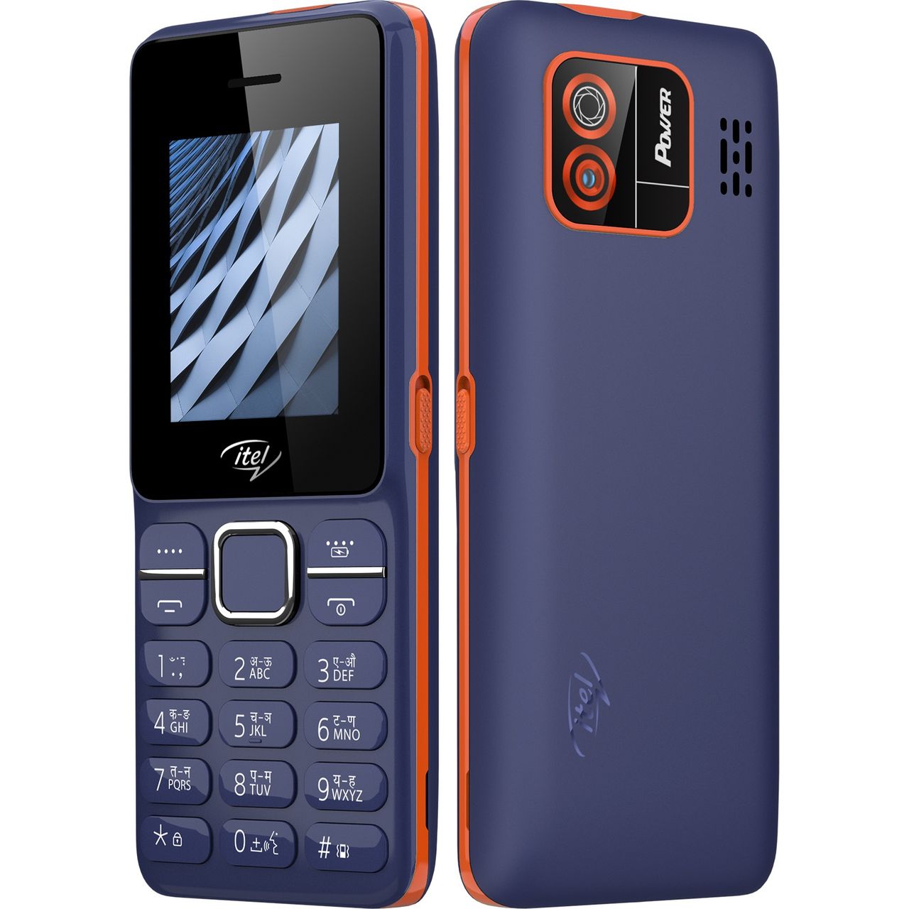 itel Power 120 Keypad Mobile | 2 "Display | 2500mAh Battery | Kingvoice | Deep Blue
