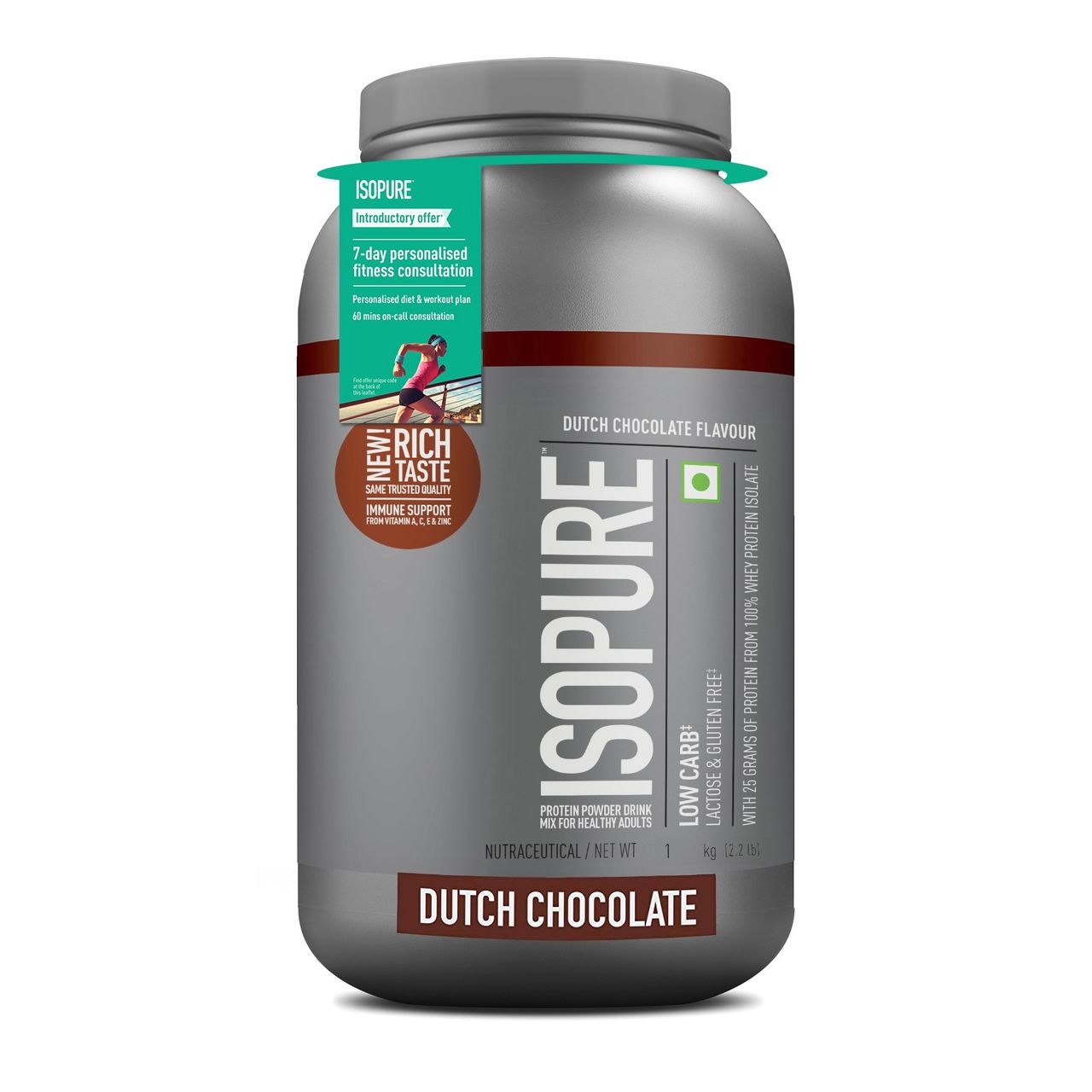 Isopure - Dutch Chocolate (Immune Support, Biotine)