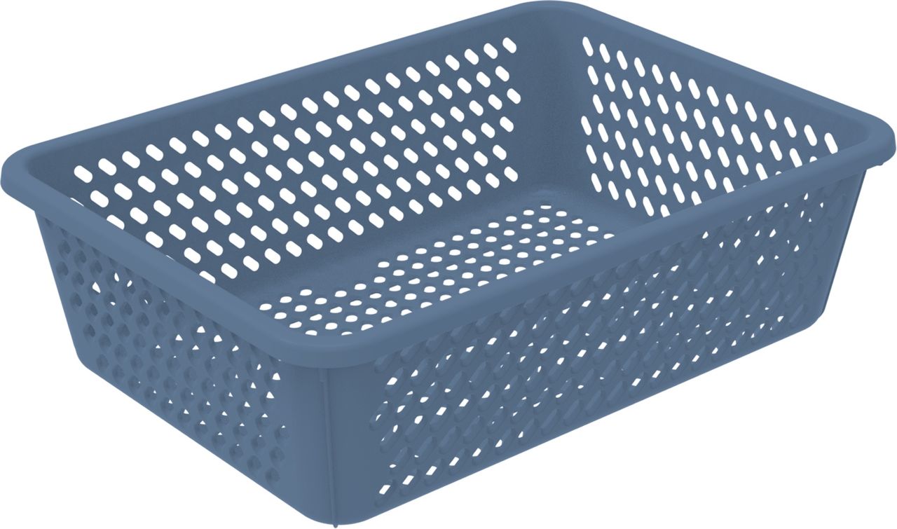 All Time Easy Rectangle Basket For Kitchen | Set Of 3 (Colour May Vary)