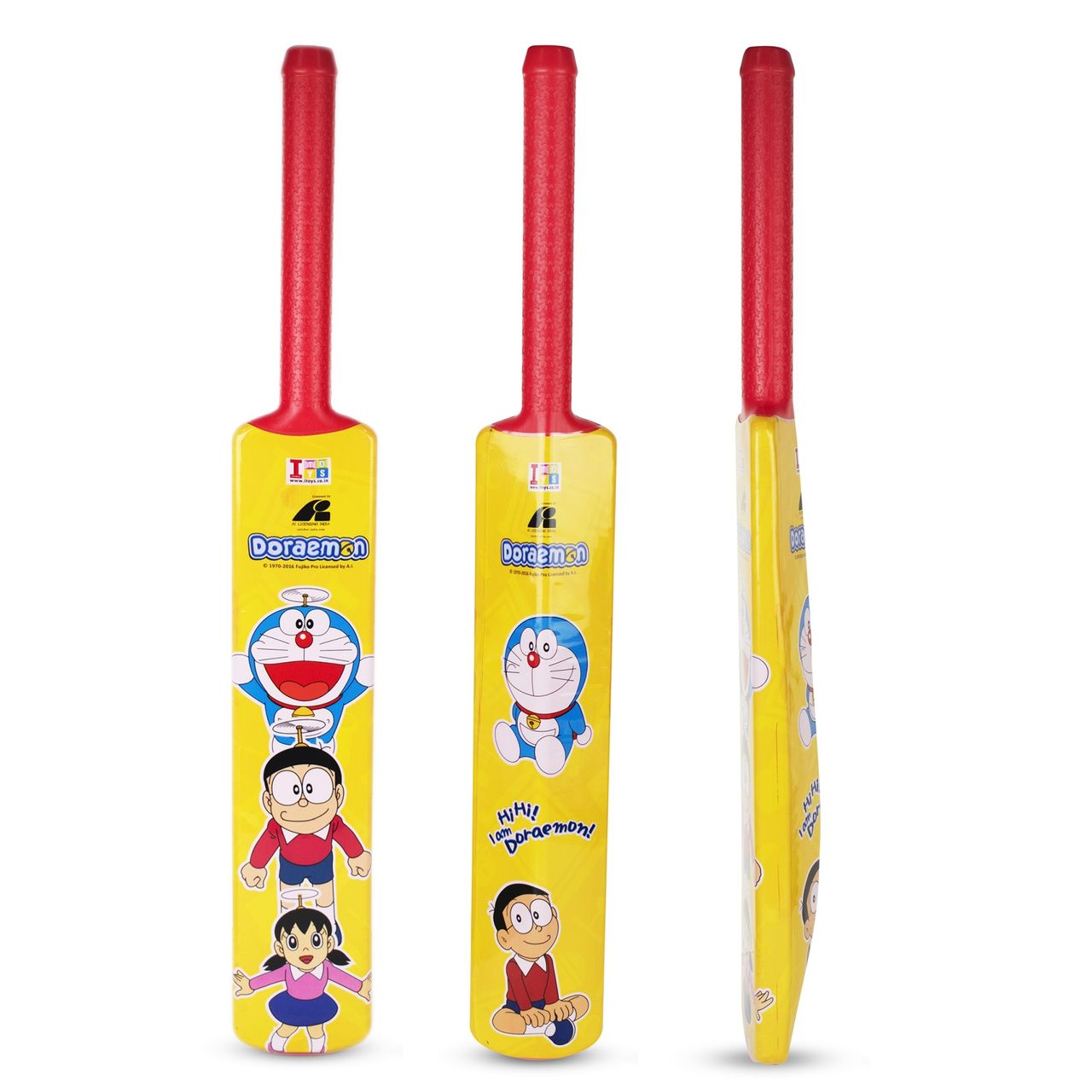 Itoys Cricket Set No.3-doraemon (Colour May Vary)