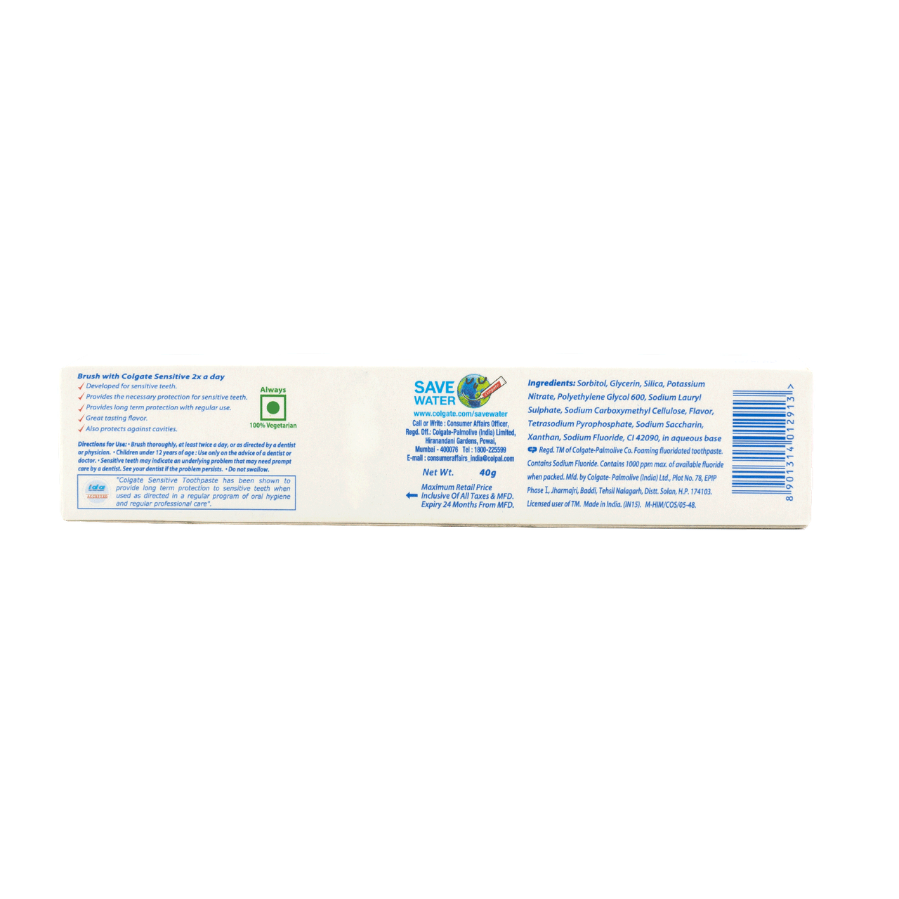 Colgate Sensitive Everyday Protection Anticavity Toothpaste