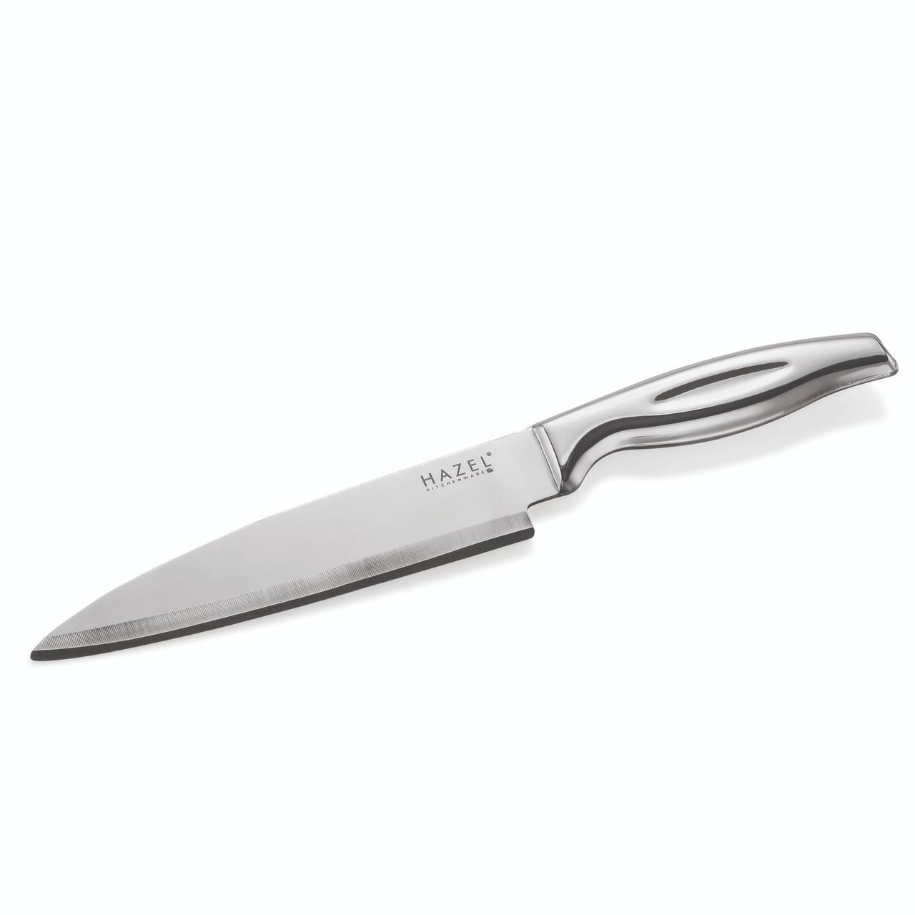 Hazel Stainless Steel Chef Knife, Sharp And Large, With Handle For Kitchen Use
