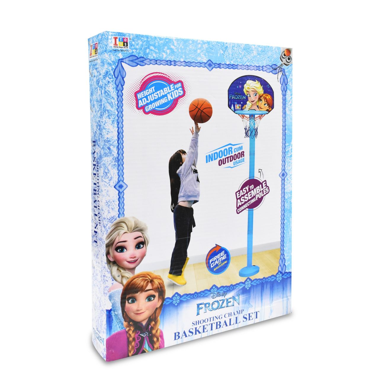 Itoys Shooting Champ Basketball Set-frozen (Colour May Vary)