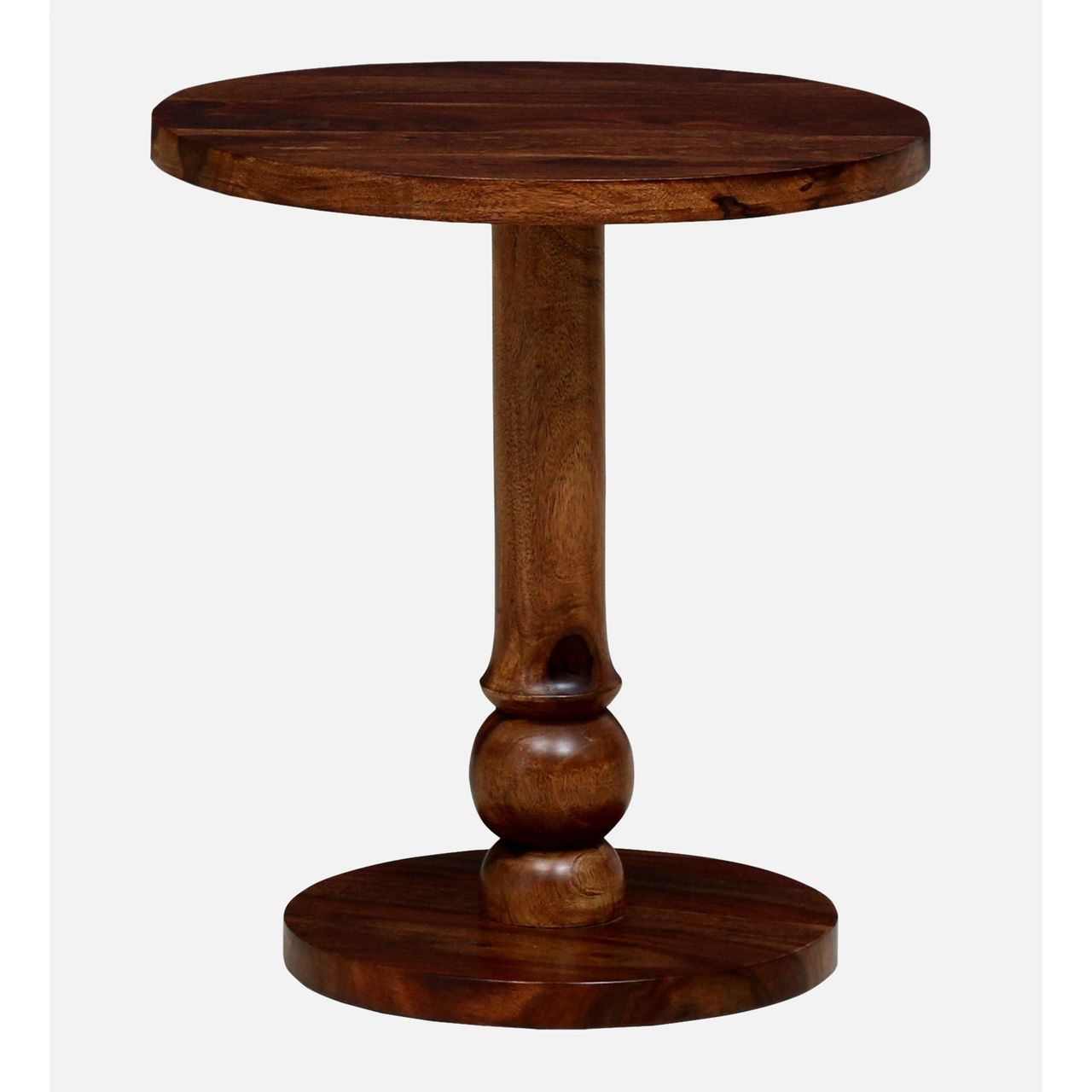 Woodsworth From Pepperfry Harper Sheesham Wood End Table in Provincial Teak Finish