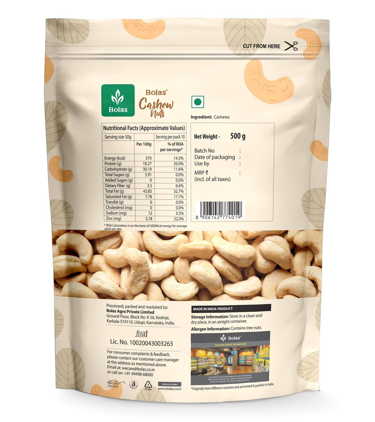 Bolas Cashew Nuts