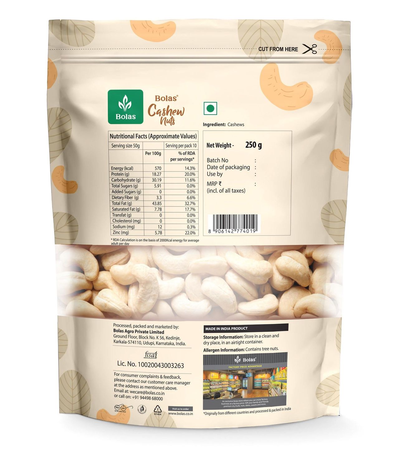 Bolas Cashew Nuts