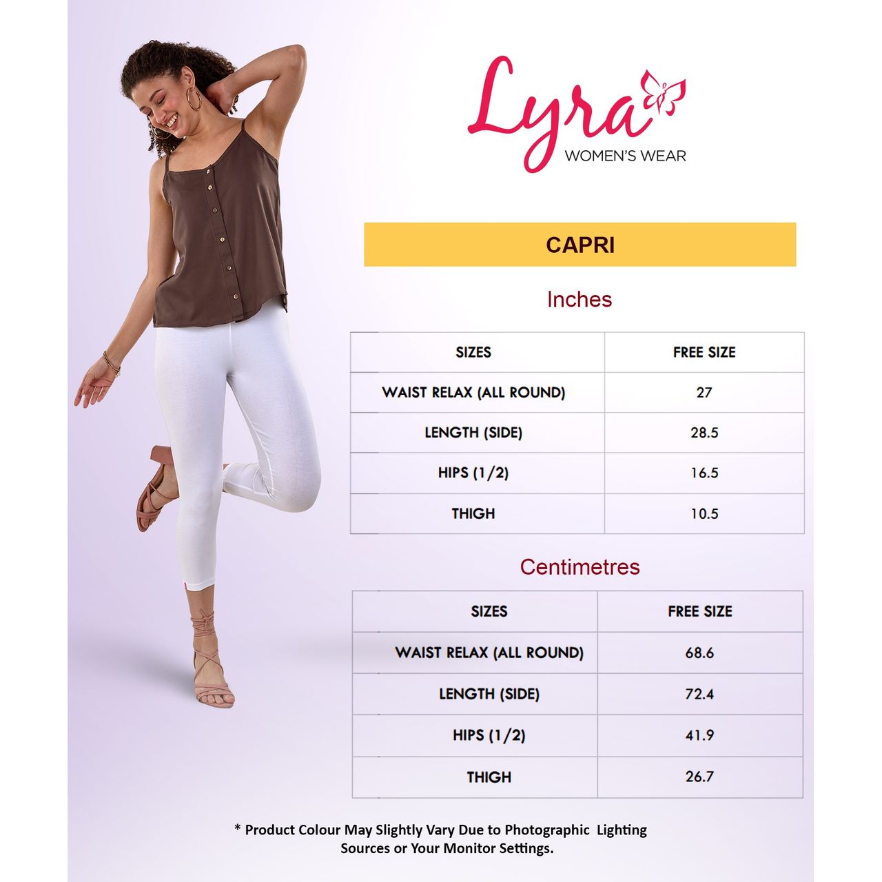 Lyra Women's Capri | Deep Navy - Free Size