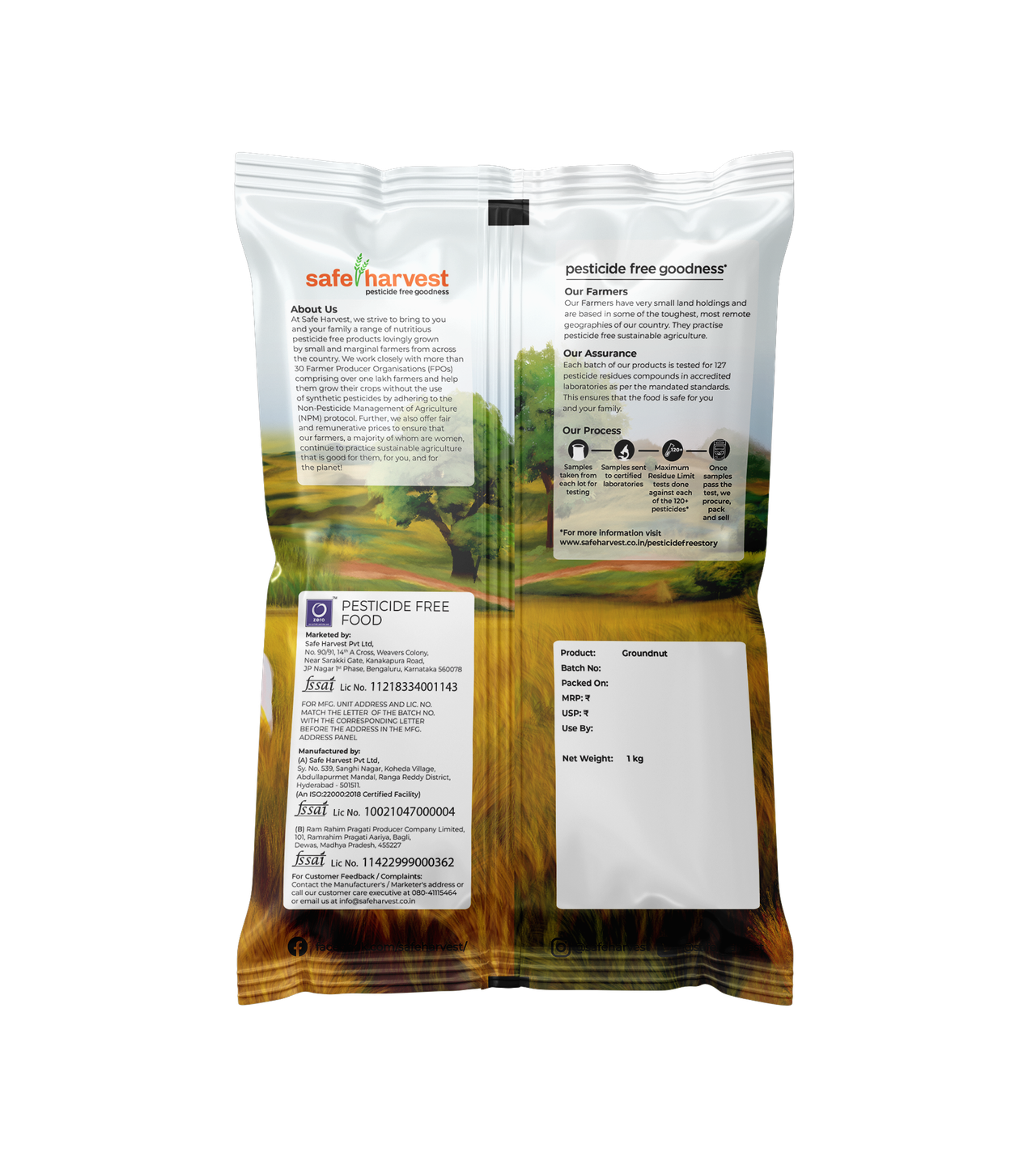 Safe Harvest Pesticide Free Groundnut